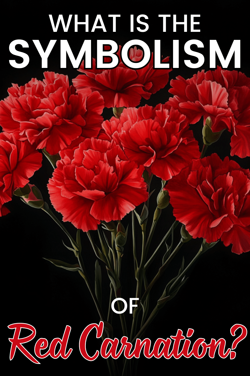 Red Carnation Flower Meaning & Symbolism