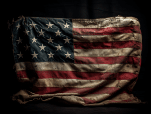 American Flag with a Yellow Stripe Meaning