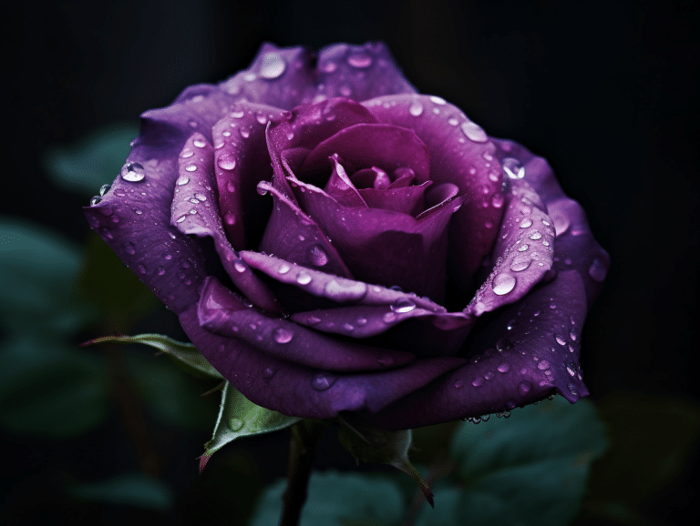 Purple Rose Flower Meaning & Symbolism (Royalty & Success)