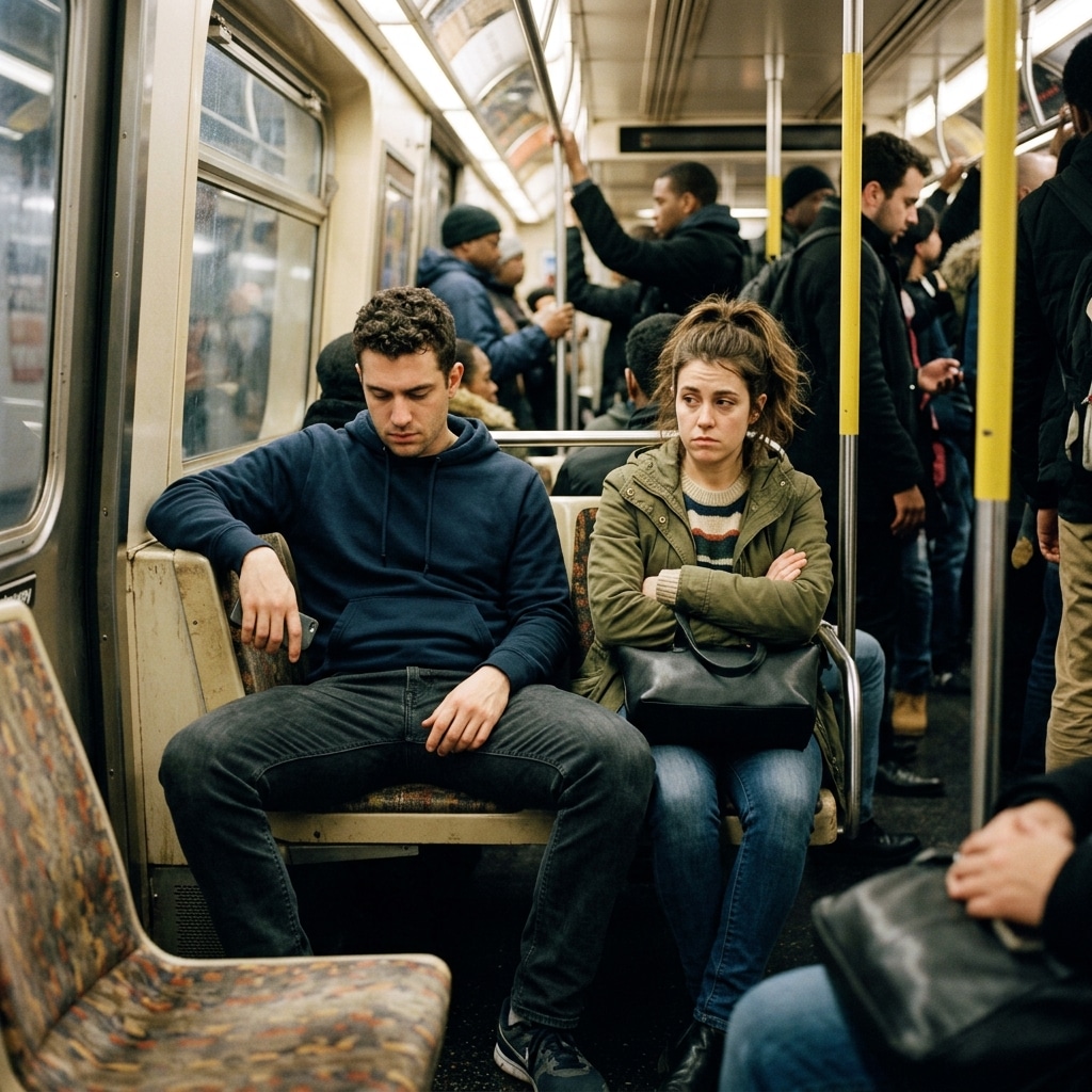 27. Stop manspreading in public.