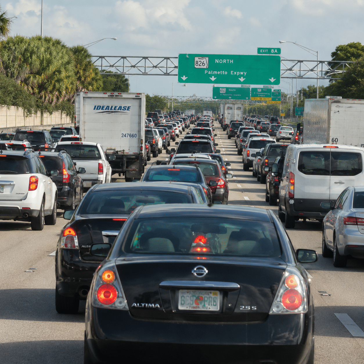 21. Traffic has become brutal.