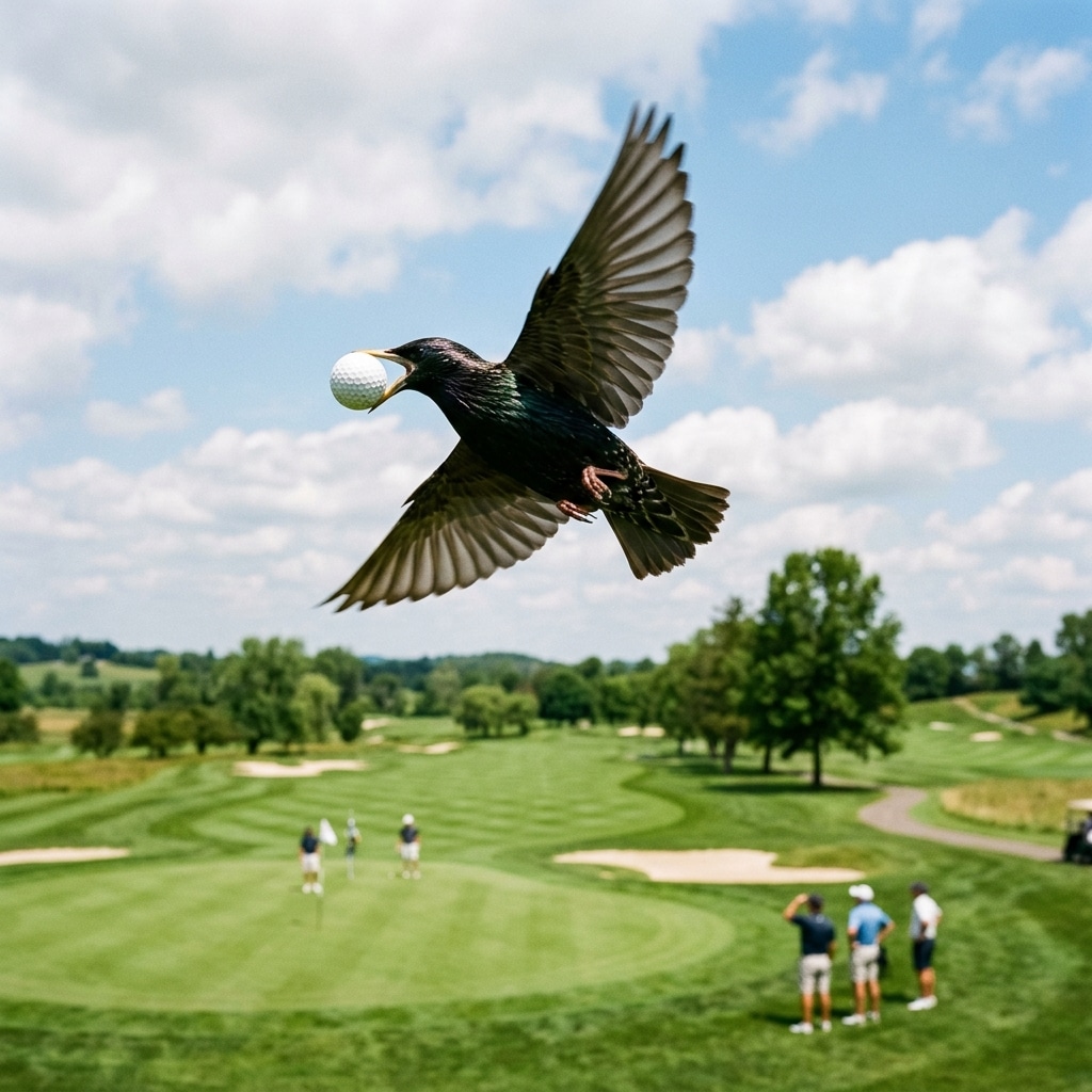 7. If A Bird Carries Away Your Ball, The Ball Gets Replaced