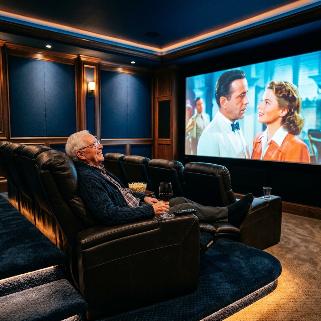 8. Home Movie Theaters