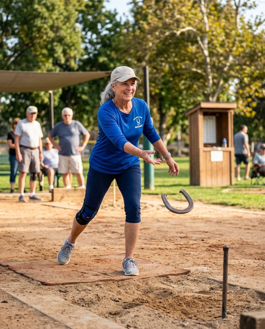 24. Horseshoe Pitching