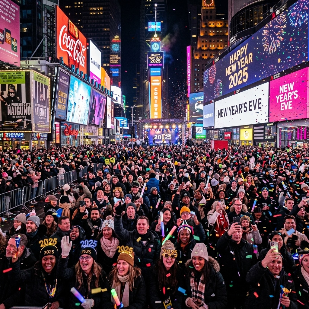 41. Times Square on New Year's Eve